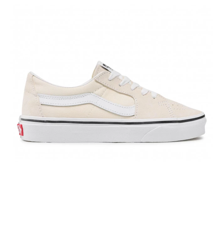 Vans Unisex Sk8 Low Plimsolls Shoes - Classic White / True White