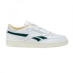 Reebok Men's Club C Revenge Shoes - White / Forest Green / Gold Metallic