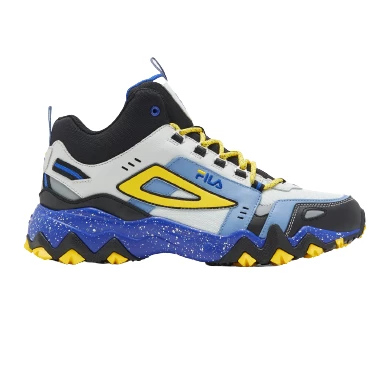 Fila Men's Oakmont TR Mid Shoes - Glacier Grey / Black / Maui Blue