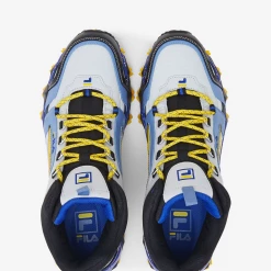 Fila Men's Oakmont TR Mid Shoes - Glacier Grey / Black / Maui Blue