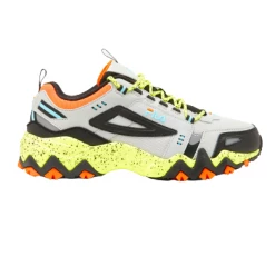 Fila Men's Oakmont TR Shoes - High Rise / Black / Safety Yellow