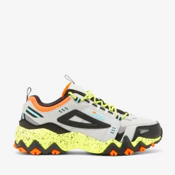 Fila Men's Oakmont TR Shoes - High Rise / Black / Safety Yellow