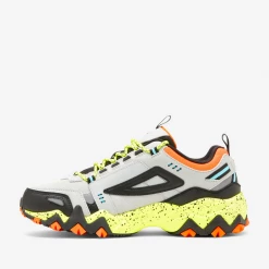 Fila Men's Oakmont TR Shoes - High Rise / Black / Safety Yellow