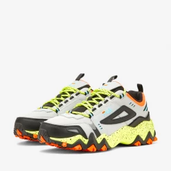 Fila Men's Oakmont TR Shoes - High Rise / Black / Safety Yellow