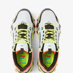 Fila Men's Oakmont TR Shoes - High Rise / Black / Safety Yellow