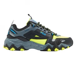 Fila Men's Oakmont TR Shoes - Safety Yellow / Black / Castlerock
