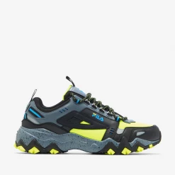 Fila Men's Oakmont TR Shoes - Safety Yellow / Black / Castlerock