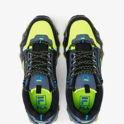 Fila Men's Oakmont TR Shoes - Safety Yellow / Black / Castlerock