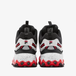 Fila Men's Oakmont TR Mid Shoes - Black / Glacier Gray / Fila Red