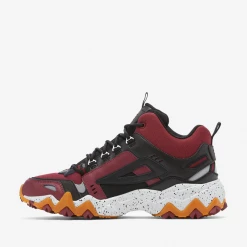 Fila Men's Oakmont TR Mid Shoes - Tawny Port / Black / Glacier Gray