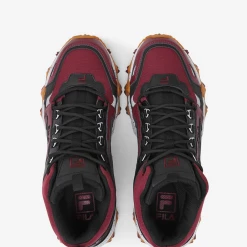 Fila Men's Oakmont TR Mid Shoes - Tawny Port / Black / Glacier Gray