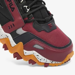 Fila Men's Oakmont TR Mid Shoes - Tawny Port / Black / Glacier Gray