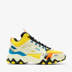 FIla Men's Oakmont TR Mid Shoes - Lemon / Gardenia / Blue Sapphire