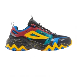 Fila Men's Oakmont TR Shoes - Black / Rio Red / Imperial Blue
