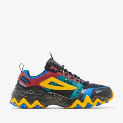 Fila Men's Oakmont TR Shoes - Black / Rio Red / Imperial Blue