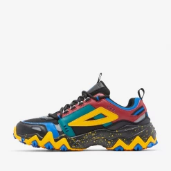 Fila Men's Oakmont TR Shoes - Black / Rio Red / Imperial Blue