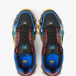 Fila Men's Oakmont TR Shoes - Black / Rio Red / Imperial Blue