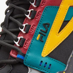 Fila Men's Oakmont TR Shoes - Black / Rio Red / Imperial Blue