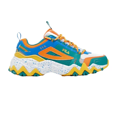 Fila Men's Oakmont TR Shoes - Parasailing / Freesia / Shocking Orange