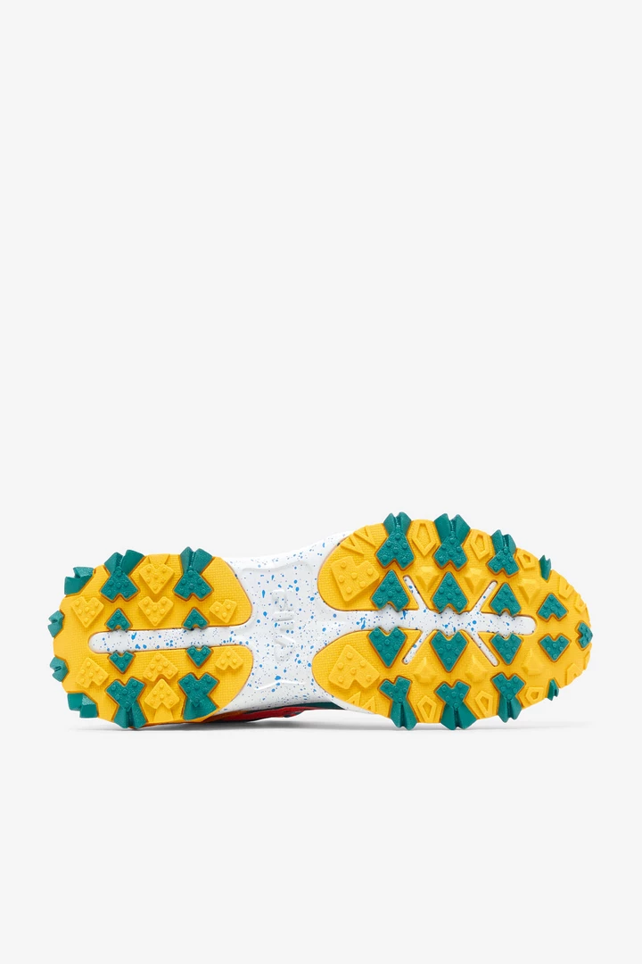 Fila Men's Oakmont TR Shoes - Parasailing / Freesia / Shocking Orange