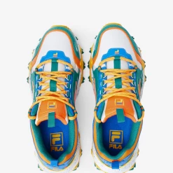 Fila Men's Oakmont TR Shoes - Parasailing / Freesia / Shocking Orange