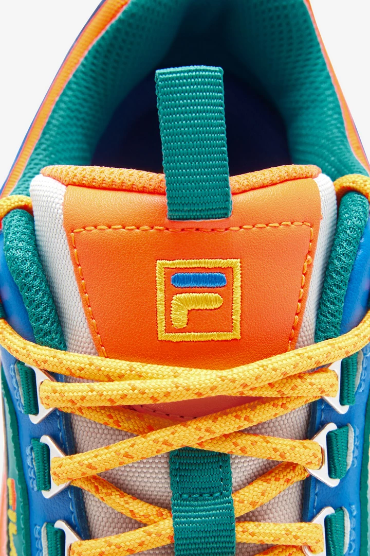 Fila Men's Oakmont TR Shoes - Parasailing / Freesia / Shocking Orange
