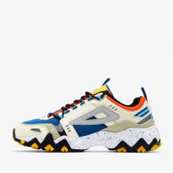 Fila Men's Oakmont TR Shoes - Blue Sapphire / Gardenia / Red Orange Women's