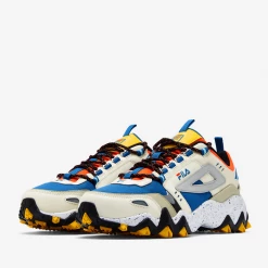 Fila Men's Oakmont TR Shoes - Blue Sapphire / Gardenia / Red Orange Women's