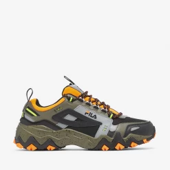 Fila Men's Oakmont TR Shoes - Shocking Orange / Tarmac / Black