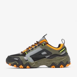 Fila Men's Oakmont TR Shoes - Shocking Orange / Tarmac / Black