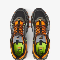 Fila Men's Oakmont TR Shoes - Shocking Orange / Tarmac / Black