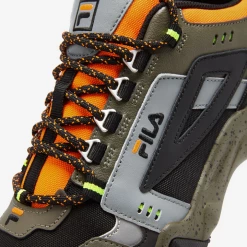 Fila Men's Oakmont TR Shoes - Shocking Orange / Tarmac / Black