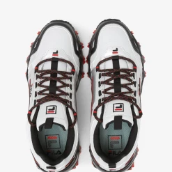 Fila Men's Oakmont TR Shoes - Metallic Silver / Black / Fila Red