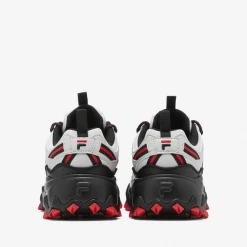 Fila Men's Oakmont TR Shoes - Metallic Silver / Black / Fila Red