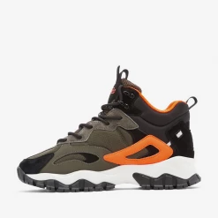 Fila Men's Ray Tracer TR2 Mid Shoes - Tarmac / Black / Shocking Orange