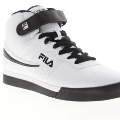 Fila Men's Vulc 13 Mid Plus Shoes - White / Black