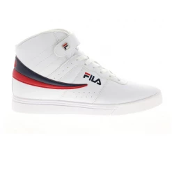 Fila Men's Vulc 13 Mid Plus Shoes - White / Red