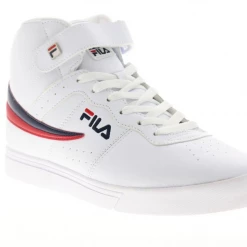 Fila Men's Vulc 13 Mid Plus Shoes - White / Red
