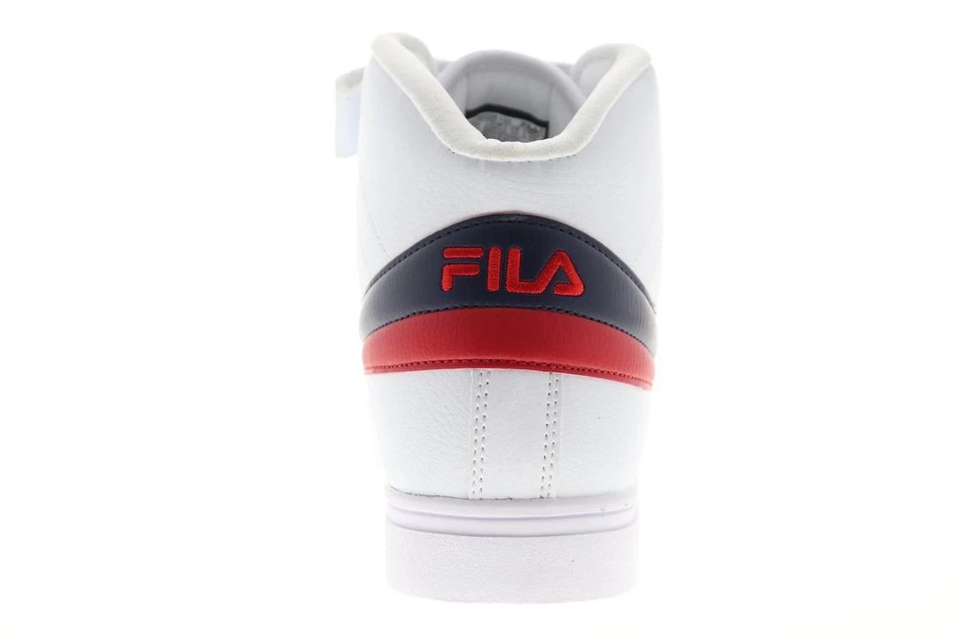 Fila Men's Vulc 13 Mid Plus Shoes - White / Red