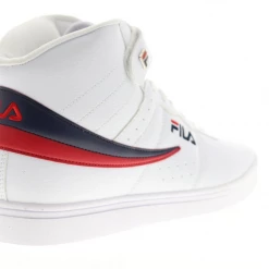 Fila Men's Vulc 13 Mid Plus Shoes - White / Red