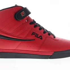 Fila Men's Vulc 13 Mid Plus Shoes - Red / Black