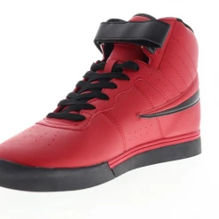 Fila Men's Vulc 13 Mid Plus Shoes - Red / Black