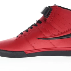 Fila Men's Vulc 13 Mid Plus Shoes - Red / Black