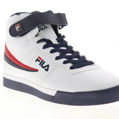Fila Men's Vulc 13 Mid Plus Shoes - White / Blue / Red