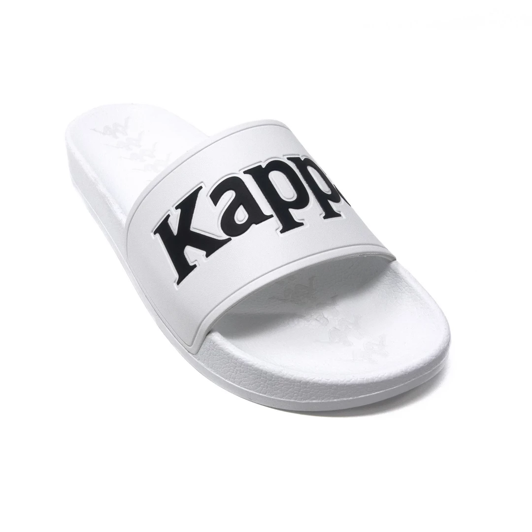 Kappa 222 Banda Adam 9 Slides - White / Black