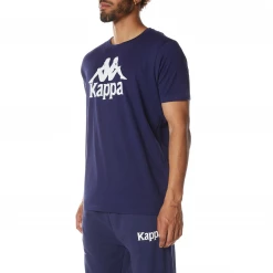 Kappa Men's Authentic Estessi T-Shirt - Navy