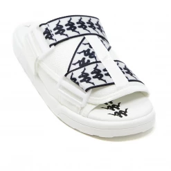 Kappa Banda Mitel 1 Sandals - White / Black