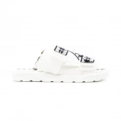 Kappa Banda Mitel 1 Sandals - White / Black