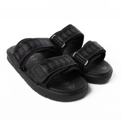 Men's Kappa 222 Banda Aster 1 Sandals - Black / DK Grey