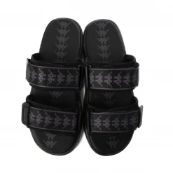 Men's Kappa 222 Banda Aster 1 Sandals - Black / DK Grey